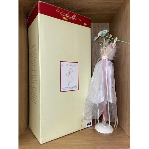 283 - BOXED SUGAR PLUM FAIRY FIGURE