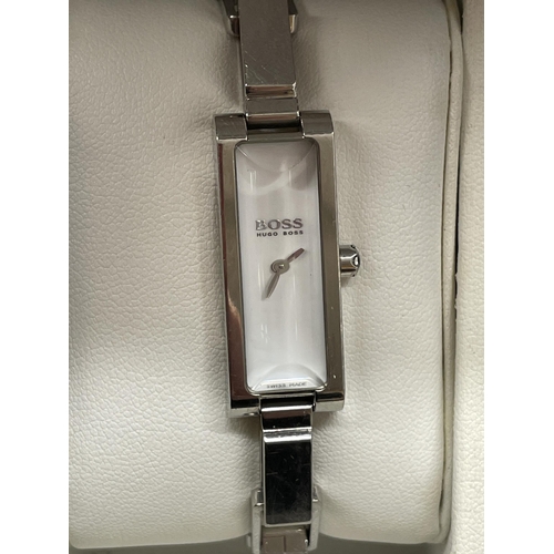 419 - BOXED LADIES HUGO BOSS WATCH