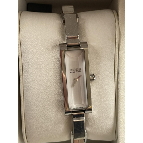 419 - BOXED LADIES HUGO BOSS WATCH