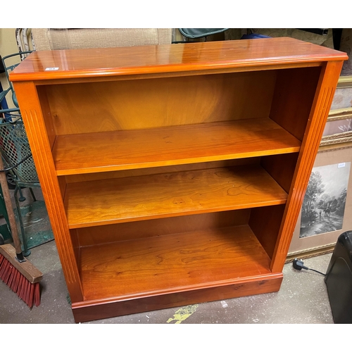 94 - YEW DWARF BOOKCASE