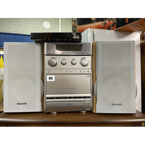 98 - PANASONIC CD STEREO SYSTEM