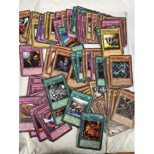 555 - SELECTION OF YUGIOH TRADING CARDS