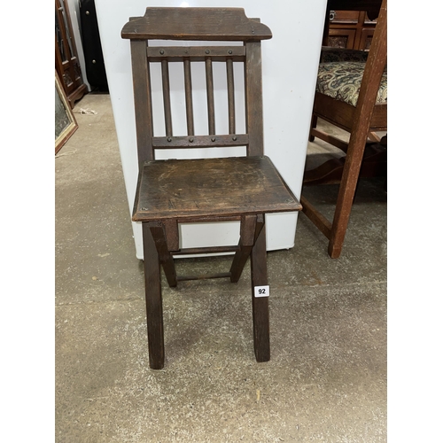 92 - CHILD'S FOLDING CHAIR