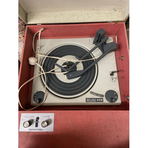 230 - PORTABLE TABLE TOP RECORD PLAYER