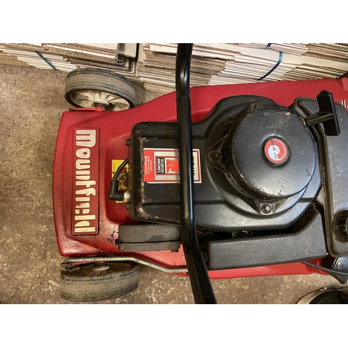 272 - MOUNTFIELD PETROL LAWNMOWER EMPORER 16 MODEL WITH GRASS BOX