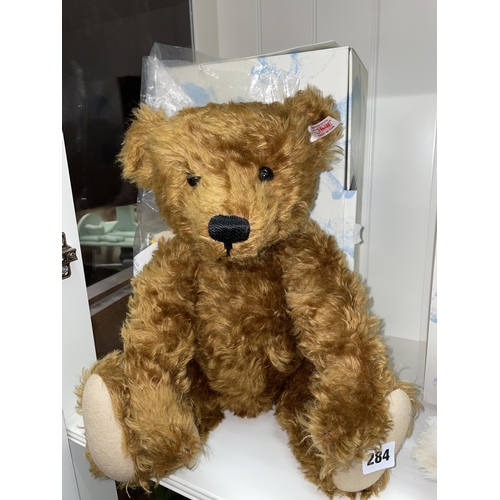 284 - STEIFF 663864 LIMITED EDITION CINNAMON £110,000 BEAR FOR THE DANBURY MINT 1994