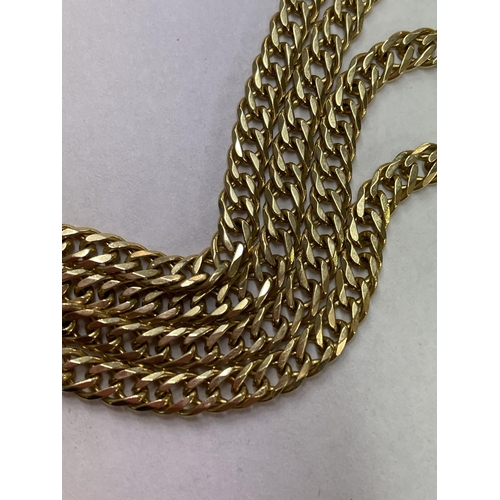 466 - 14K FLAT LINK CHAIN 15G APPROX