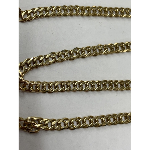 466 - 14K FLAT LINK CHAIN 15G APPROX