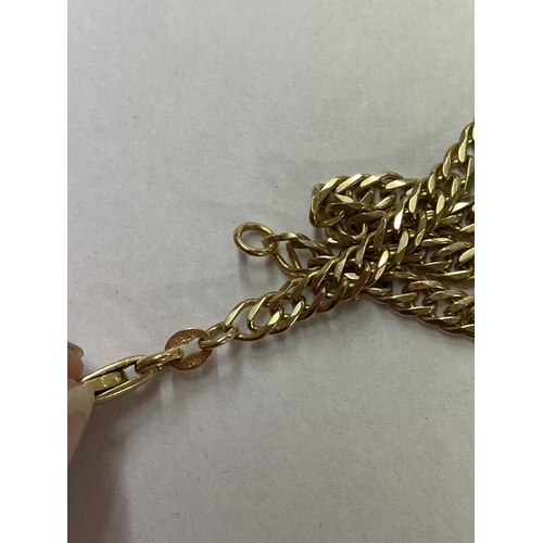 466 - 14K FLAT LINK CHAIN 15G APPROX