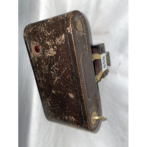 555 - KODAK FOLDING POCKET CAMERA USA TRADITIONAL MODEL HAVING FOUR OPENINGS ON FRONT PLATE AND ADDITIONAL... 