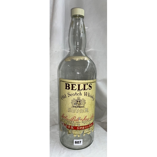 607 - BELLS SCOTCH WHISKEY OVERSIZED BOTTLE