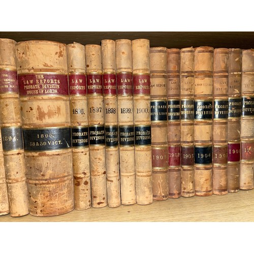 504 - LEATHER BOUND LAW REPORTS PROBATE DIVISION 1887 TO 1923