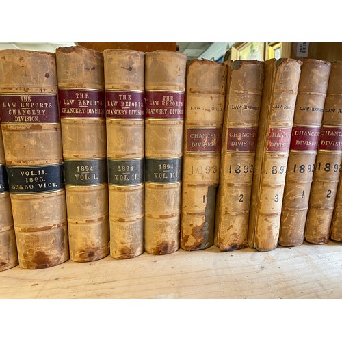 503 - LEATHER BOUND LAW REPORTS CHANCERY DIVISION 1896 TO 1923