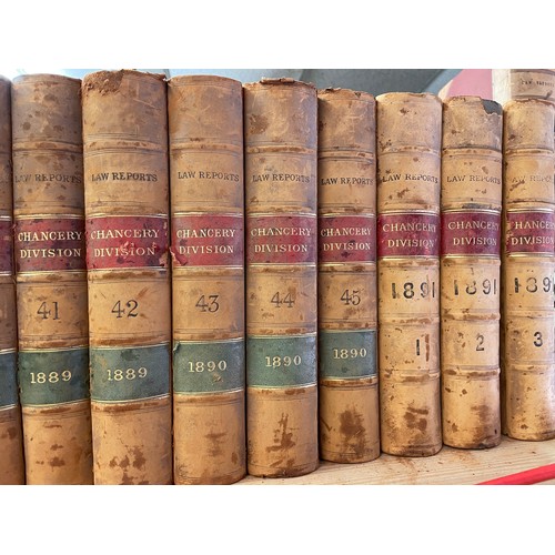 503 - LEATHER BOUND LAW REPORTS CHANCERY DIVISION 1896 TO 1923