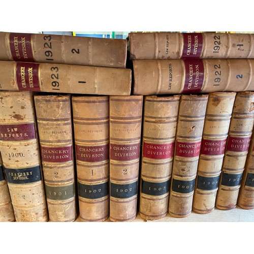 503 - LEATHER BOUND LAW REPORTS CHANCERY DIVISION 1896 TO 1923