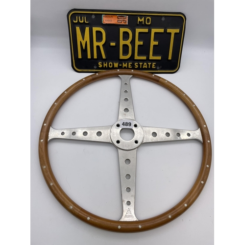 489 - DORETTI MGDT MIDGET STEERING WHEEL