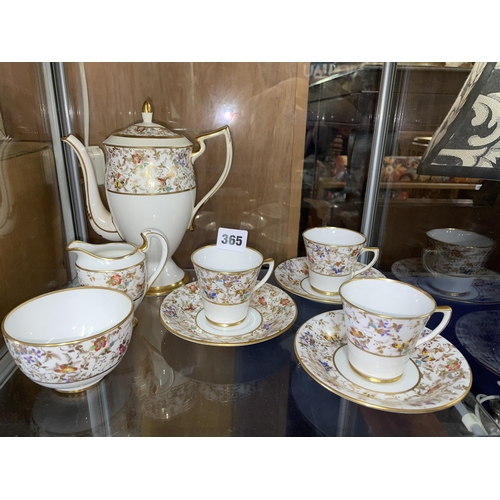 286 - GROSVENOR CHINA OLD ENGLISH PART COFFEE SET