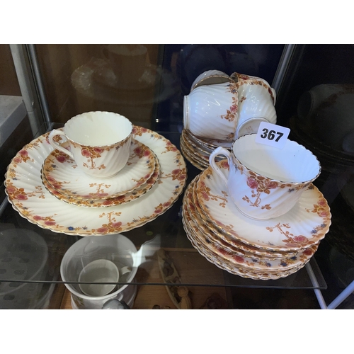 372 - VICTORIAN SIX PLACE TEA SET