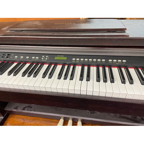 222 - BENTLEY ELECTRIC PIANO AND STOOL