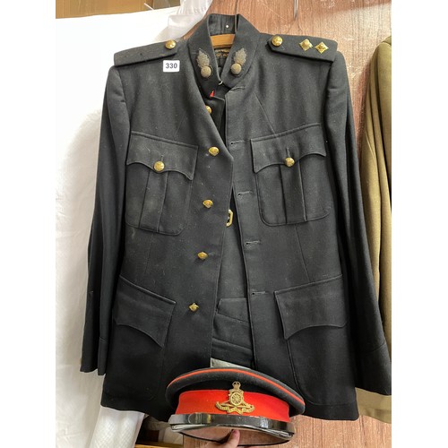 330 - ROYAL ARTILLERY REGIMENTAL DRESS UNIFORM AND CAP