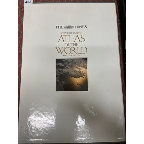 428 - TIMES ATLAS OF THE WORLD IN HARDBACK SLEEVE