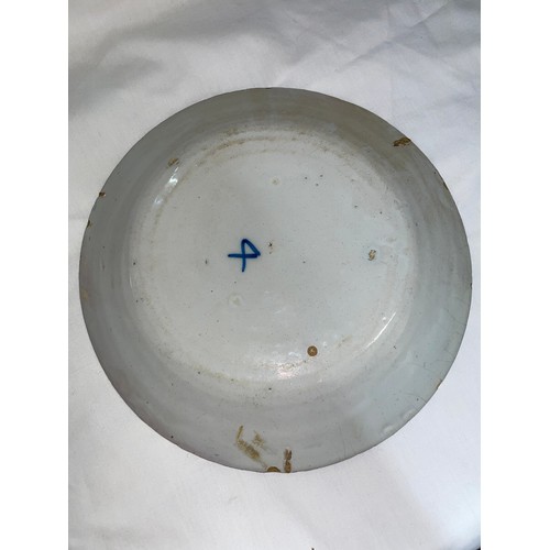 410 - 18TH CENTURY DUTCH DELFT PLATE