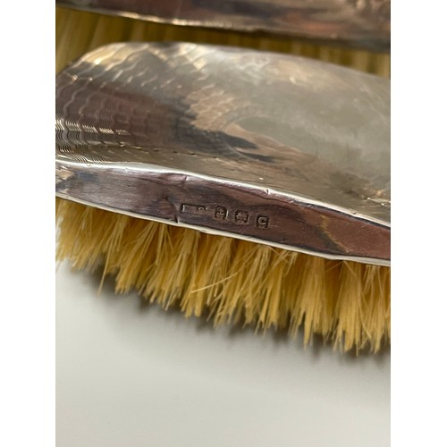 516 - SILVER BACKED DRESSING TABLE BRUSHES