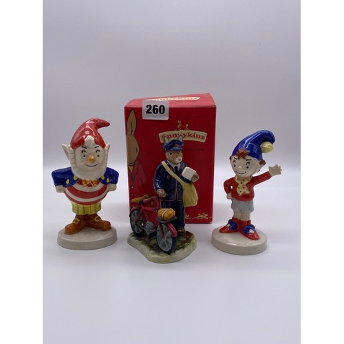 260 - UNBOXED ROYAL DOULTON FIGURES NODDY AND BIG EARS