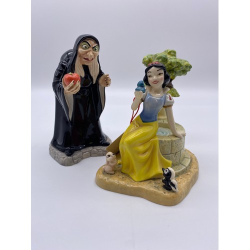 270 - BOXED ROYAL DOULTON SNOW WHITE AND THE SEVEN DWARFS COLLECTION WITH EVIL QUEEN