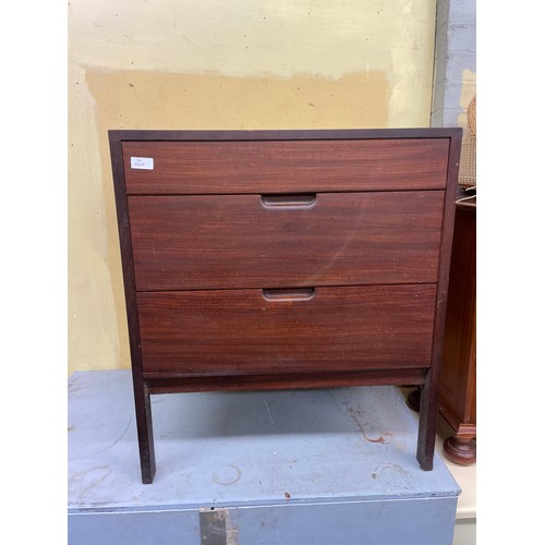 65 - VINTAGE LATE 60S EARLY 70S THREE DRAWER CHEST