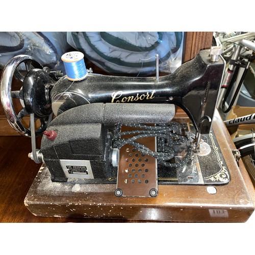 169 - CONSORT CASED ELECTRIC SEWING MACHINE
