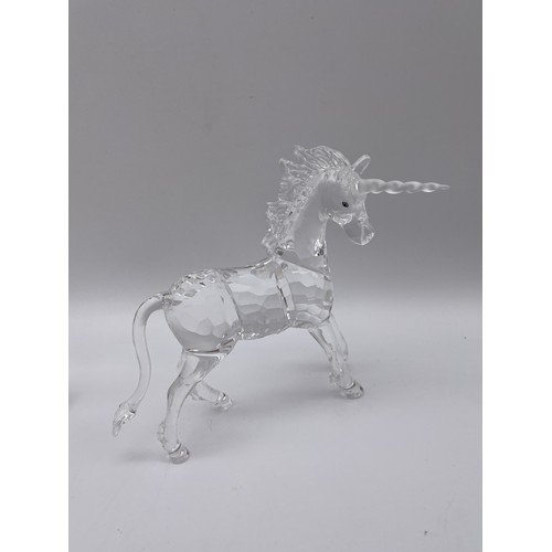 307 - SWAROVSKI UNICORN, HORSE A/F AND A DRAGON