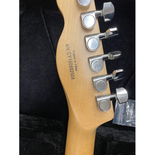 291 - SQUIER FENDER SIX STRING ELECTRIC GUITAR IN A KINGSMAN NYLON CASE