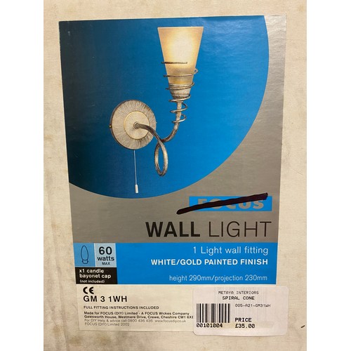 4 - QUANTITY OF BOXED WALL LIGHTS