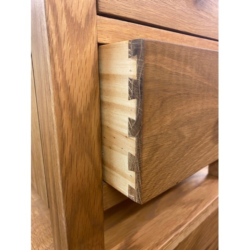 29 - PAIR OF OAK BEDSIDE CHESTS