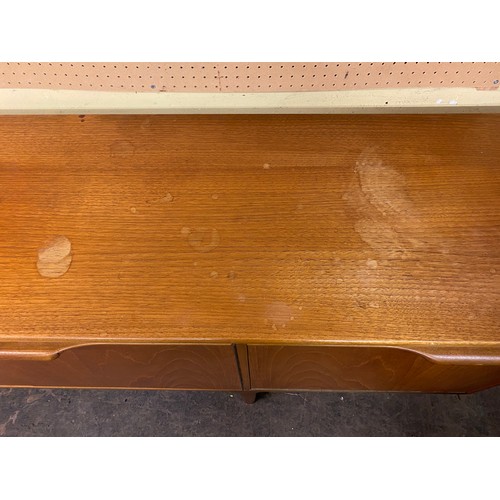 128 - VINTAGE TEAK MCINTOSH LONG SIDEBOARD