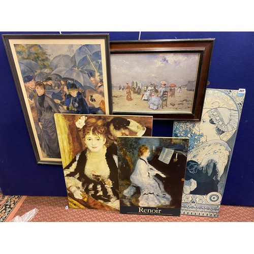 207 - SELECTION OF IMPRESSIONISTS AND POST IMPRESSIONISTS POSTER BOARDS