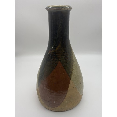 270 - SELECTION OF STUDIO POTTERY VASES AND STONEWARE