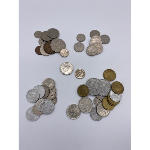 300 - TIN OF MIXED EUROPEAN COINS