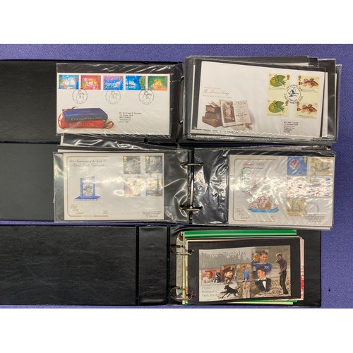 324 - NINE GB AND CHANNEL ISLANDS FIRST DAY COVER ALBUMS