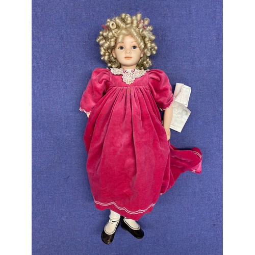 356 - SIX 20TH CENTURY PAULINES LIMITED EDITION MEDIUM SIZE DRESS DOLLS