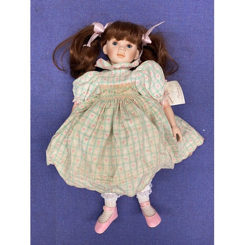 357 - SIX 20TH CENTURY PAULINES LIMITED EDITION MEDIUM AND LARGE SIZE DOLLS