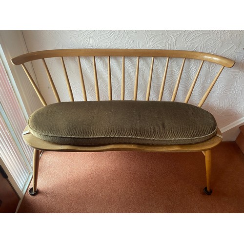 41 - LIGHT ERCOL LOVE SEAT (NO.349)