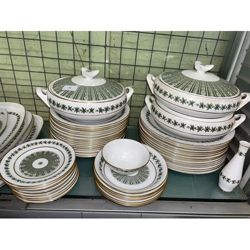 262 - 1960S COPELAND SPODE APOLLO WARE TABLE SERVICE BY NEIL FRENCH AND DAVID WHITE EXTENSIVE SERVICE INCL... 