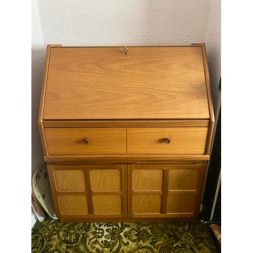 26 - NATHAN TEAK “SQUARES” BUREAU