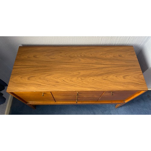 31 - SMALL 1960S UNIFLEX THREE DRAWER SIDEBOARD