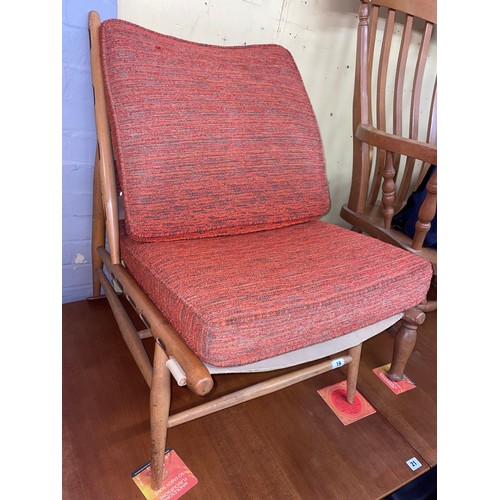 19 - LIGHT ERCOL EASY CHAIR (NO.427)