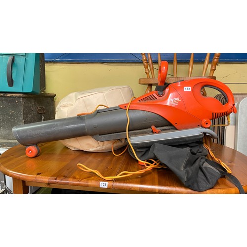 133 - FLYMO SCIROCCO LEAF BLOWER VAC