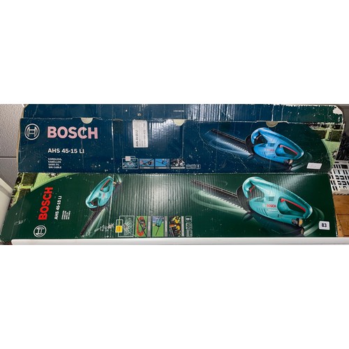 83 - BOSCH CORDLESS HEDGE TRIMMER