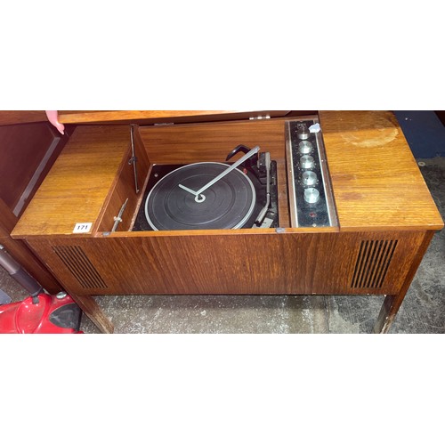 171 - TEAK CASED GARRARD RADIOGRAM